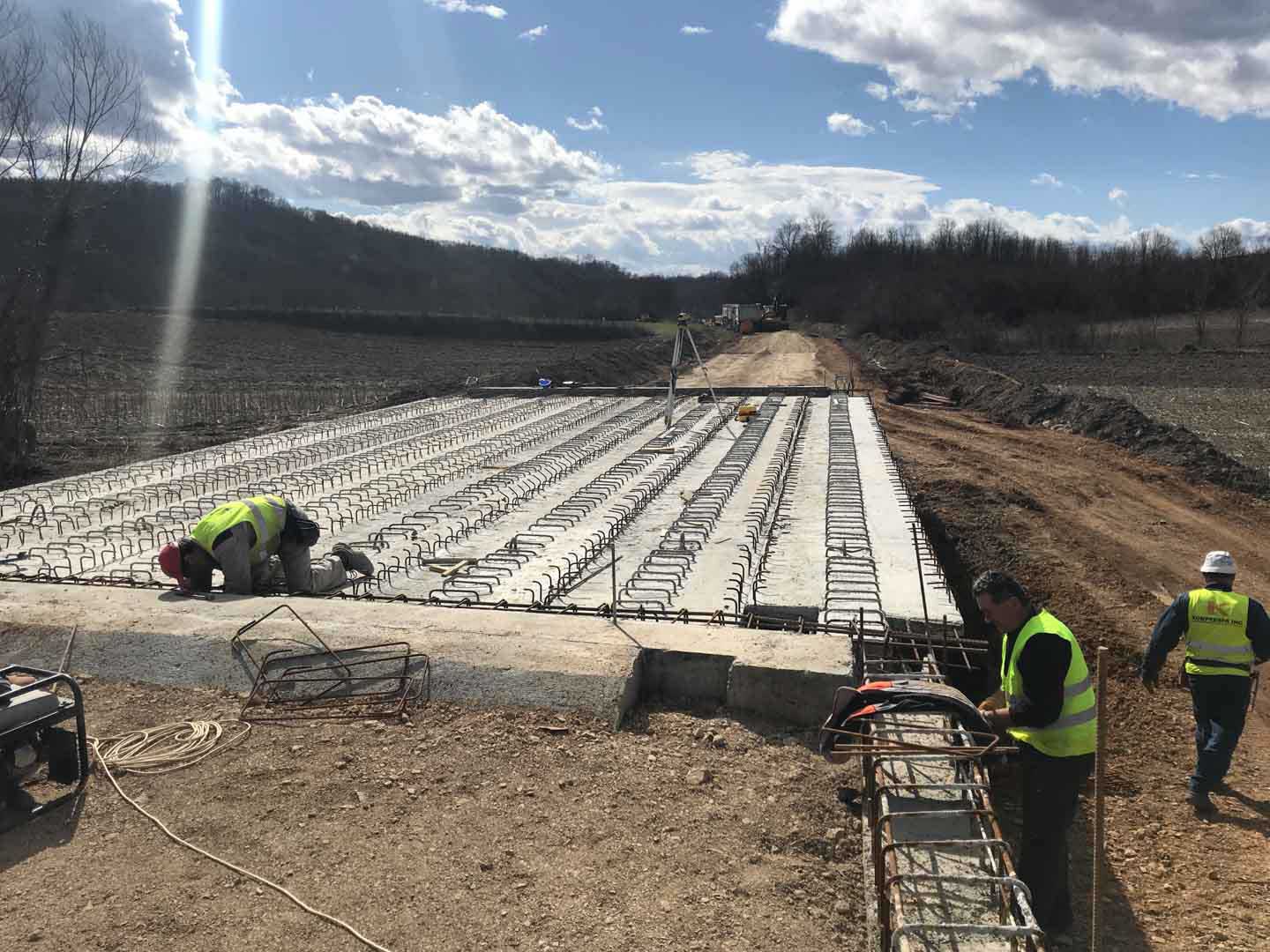 Izgradnja Mosta Na Reci Cernica 07